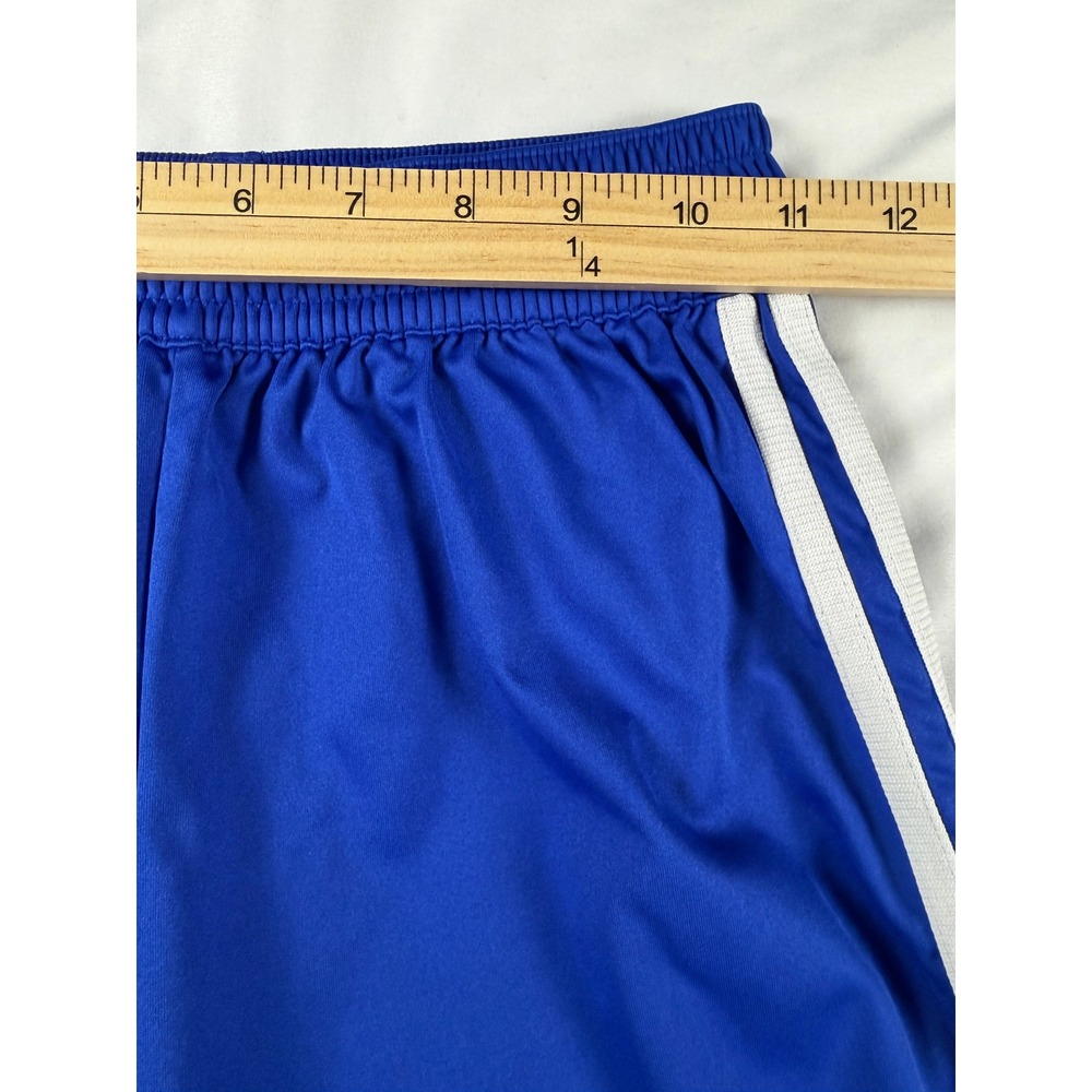 Boys Adidas Shorts Blue Athletic Athleisure Elastic Drawstring Size Small Sporty - Picture 3 of 7